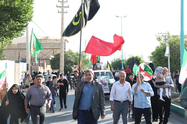 تصاویر/ آیین بدرقه و خاکسپاری شهید فاطمه موحدان دختر دانش آموز جانفدای ایران