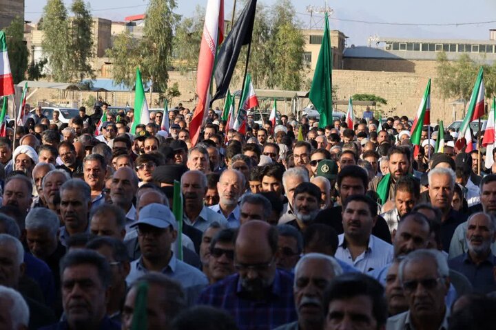 تصاویر/ آیین بدرقه و خاکسپاری شهید فاطمه موحدان دختر دانش آموز جانفدای ایران