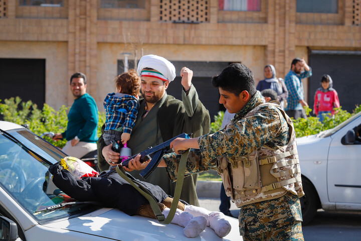 تصاویر / رزمایش طلاب و روحانیون «جان فدا» استان اصفهان
