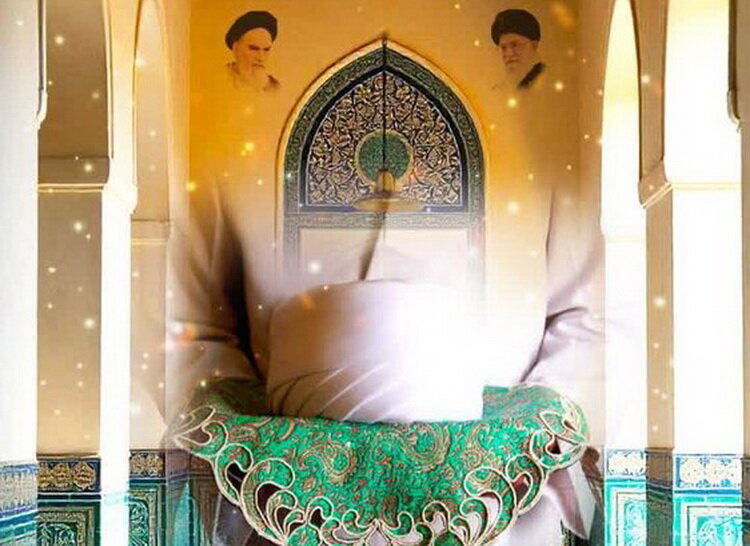 آیین عمامه‌گذاری طلبه مدرسه علمیه المهدی(عج) آران و بیدگل برگزار شد