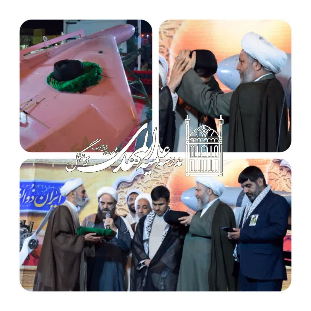 آیین عمامه‌گذاری طلبه مدرسه علمیه المهدی(عج) آران و بیدگل برگزار شد