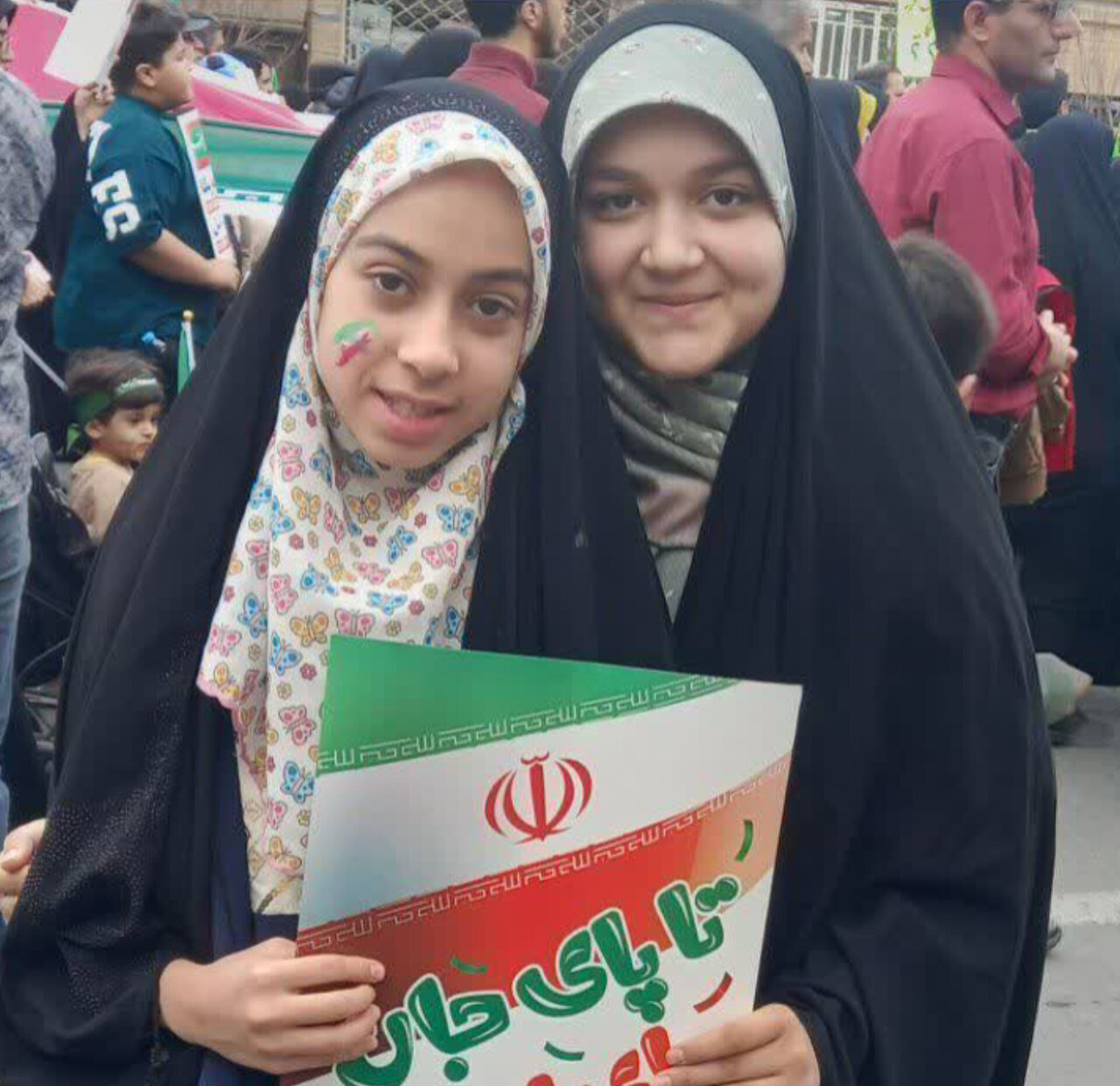 اعلام مراسم تشییع دختر شهیده میدان خیابان در یزد