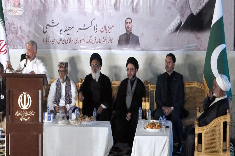 برگزاری مراسم گرامیداشت شهادت امام خامنهای (ره) در حیدرآباد سند پاکستان