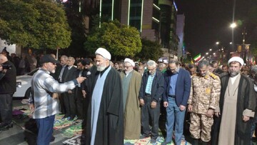 تصاویر/ اقامه نماز استغاثه به درگاه امام زمان (عج) در شهرستان بابل