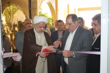 افتتاح نمایشگاه کتاب و محصولات فرهنگی در ساوه+عکس