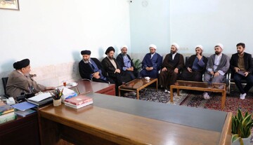 سفر مسئولین حوزه علمیه استان یزد به شهرستان بافق + تصاویر
