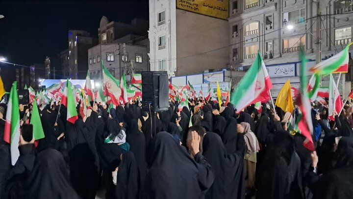 تصاویر/ اجتماع امت انقلابی بهارستان در شب شصت و سوم
