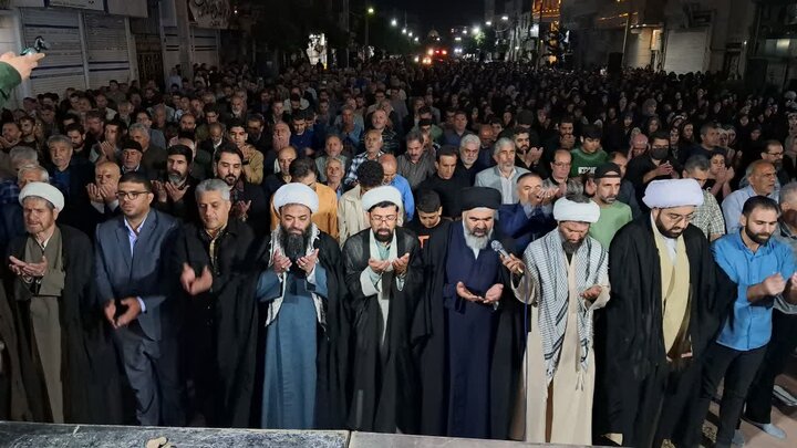 تصاویر/ اجتماع امت انقلابی بهارستان در شب شصت و سوم