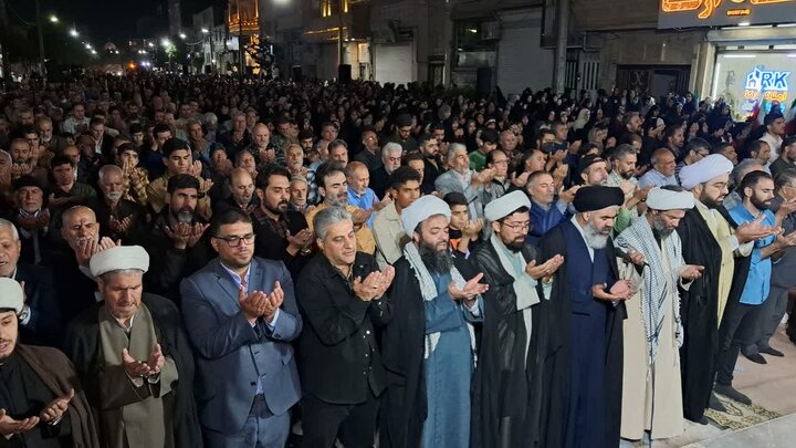 تصاویر/ اجتماع امت انقلابی بهارستان در شب شصت و سوم