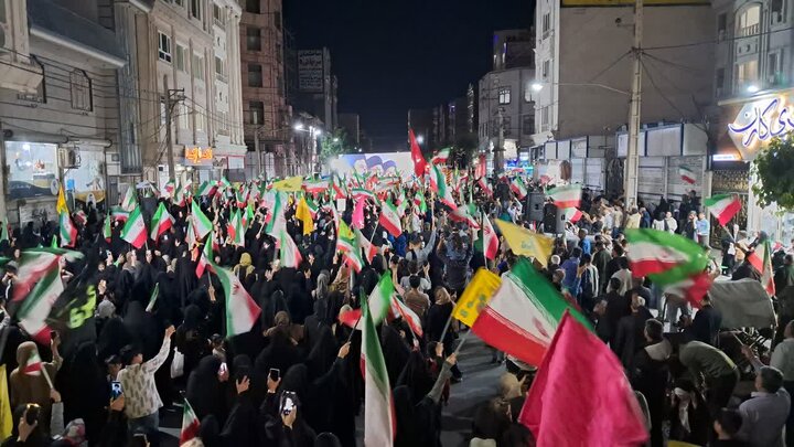 تصاویر/ اجتماع امت انقلابی بهارستان در شب شصت و سوم