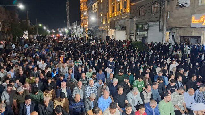 تصاویر/ اجتماع امت انقلابی بهارستان در شب شصت و سوم