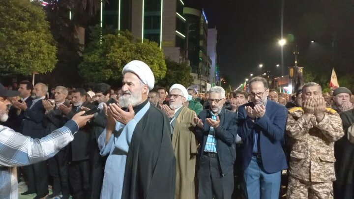 تصاویر/ اقامه نماز استغاثه به درگاه امام زمان (عج) در شهرستان بابل