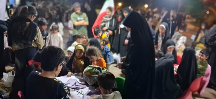 تصاویر/ فعالیت موکب حوزه علمیه خواهران در کنگان