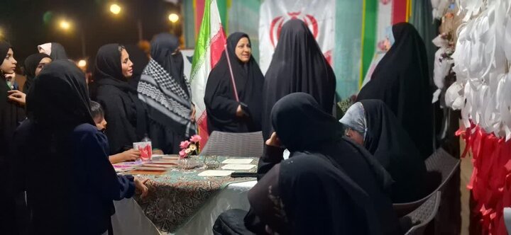 تصاویر/ فعالیت موکب حوزه علمیه خواهران در کنگان
