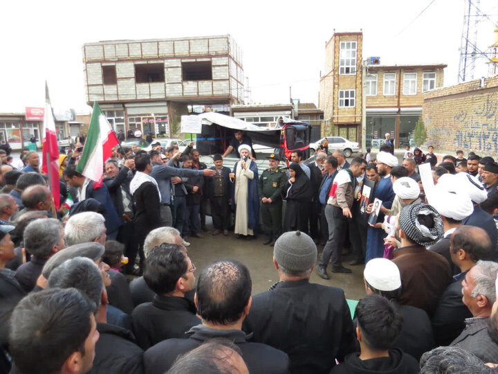 تصاویر/ بیعت روستاهای خوی با رهبر معظم انقلاب
