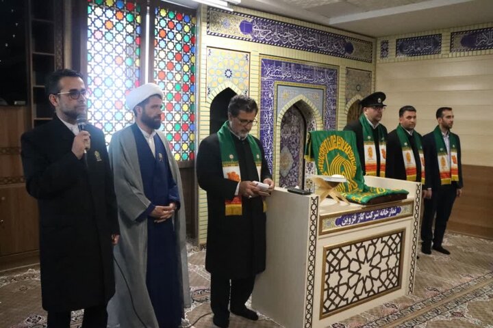 تصاویر / کاروان حامل پرچم متبرک حرم مطهر امام رضا (ع) در قزوین