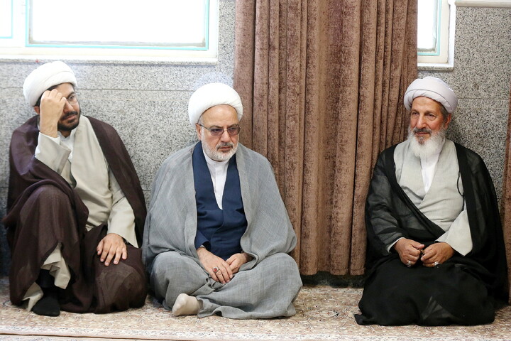 تصاویر/ مراسم اربعین بنده‌ی خدا، شهید علی لاریجانی