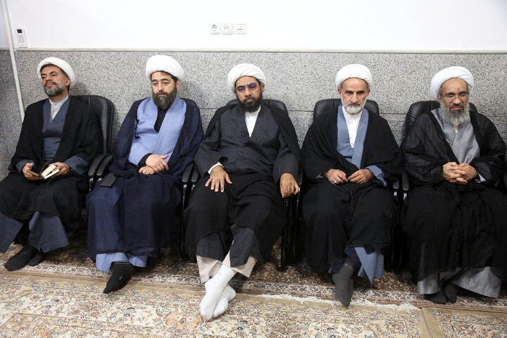 تصاویر/ مراسم اربعین بنده‌ی خدا، شهید علی لاریجانی