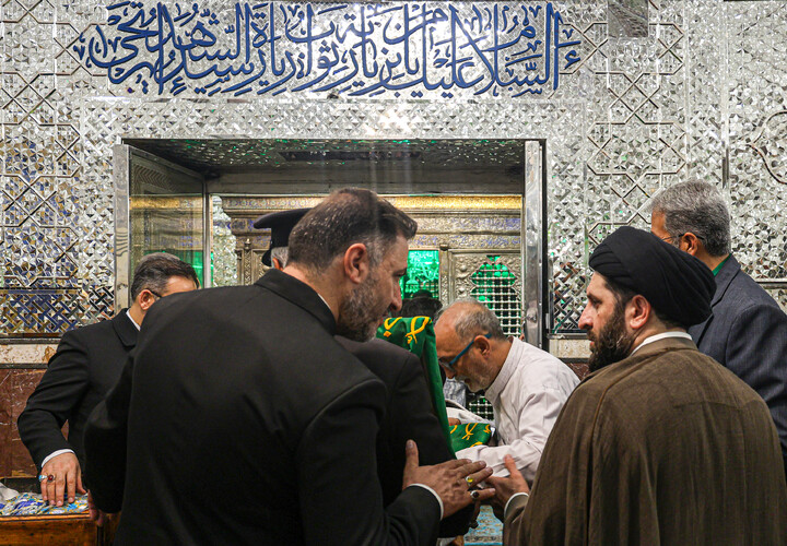 تصاویر/ آیین غبارروبی حرم حضرت عبدالعظیم حسنی (علیه‌السلام)