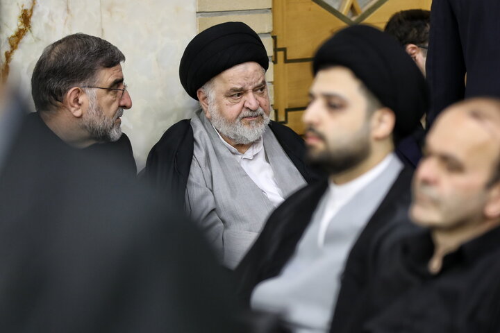 بزرگداشت چهلم شهیدان لاریجانی در حرم مطهر بانوی کرامت