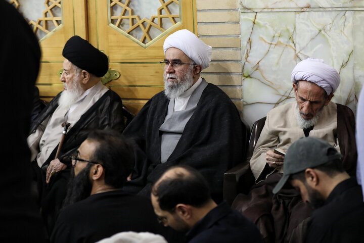 بزرگداشت چهلم شهیدان لاریجانی در حرم مطهر بانوی کرامت