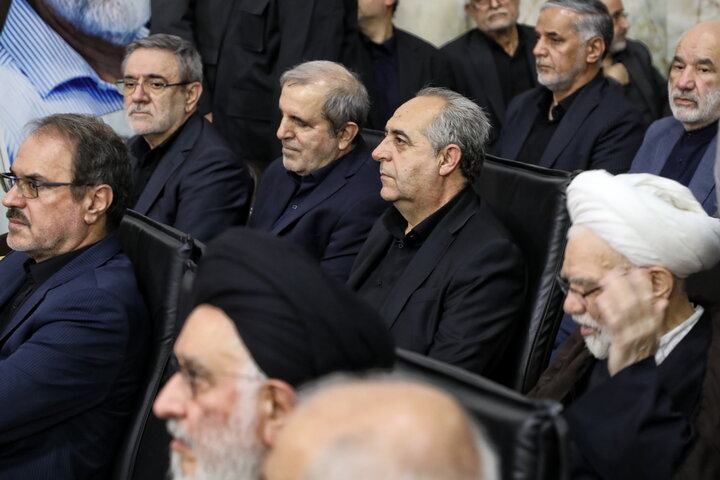 بزرگداشت چهلم شهیدان لاریجانی در حرم مطهر بانوی کرامت