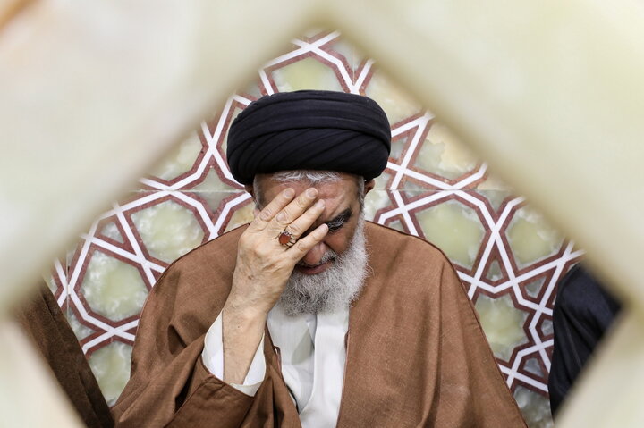 بزرگداشت چهلم شهیدان لاریجانی در حرم مطهر بانوی کرامت