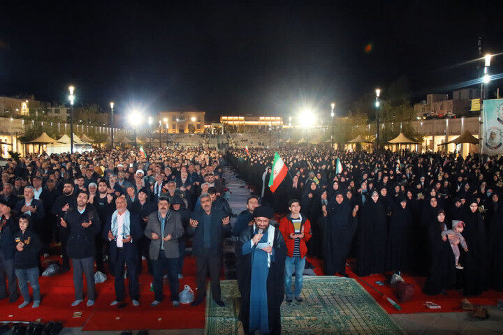تصاویر/ مراسم بزرگ استغاثه زنجان به امام زمان (عج)