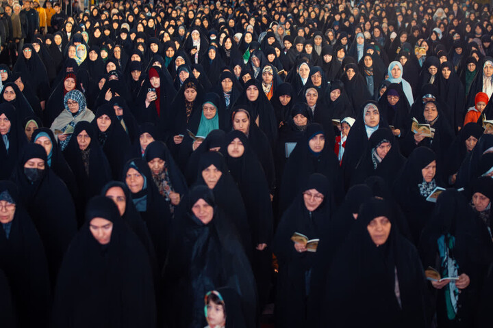 تصاویر/ مراسم بزرگ استغاثه زنجان به امام زمان (عج)