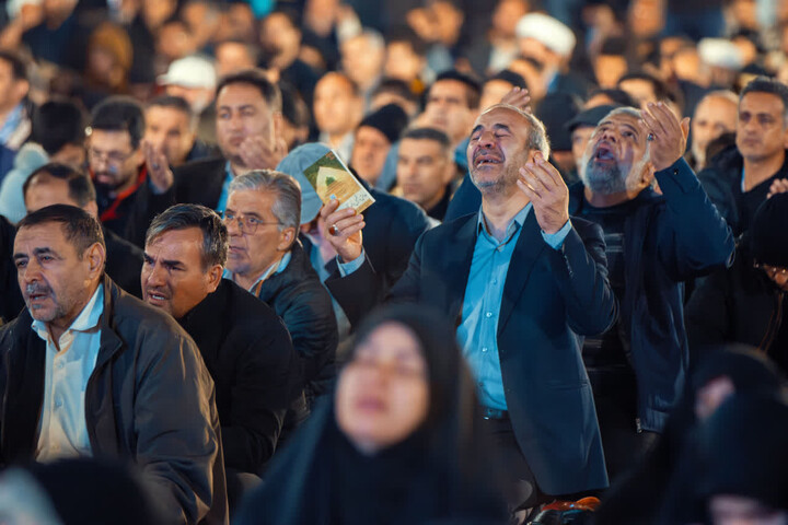 تصاویر/ مراسم بزرگ استغاثه زنجان به امام زمان (عج)