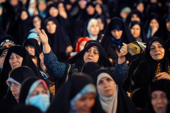 تصاویر/ مراسم بزرگ استغاثه زنجان به امام زمان (عج)