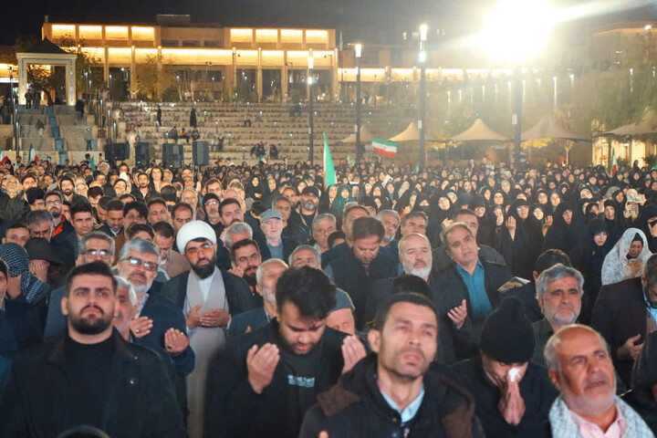 تصاویر/ مراسم بزرگ استغاثه زنجان به امام زمان (عج)