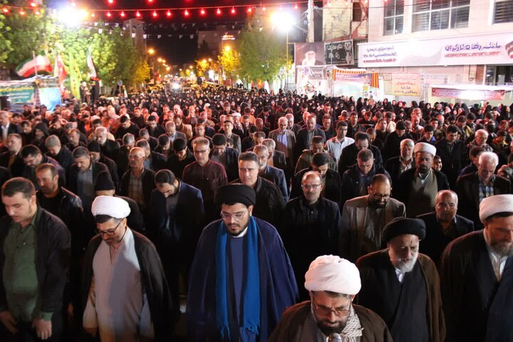 تصاویر/ مراسم بزرگ استغاثه خرمدره  به امام زمان (عج)