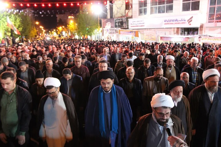 تصاویر/ مراسم بزرگ استغاثه خرمدره  به امام زمان (عج)