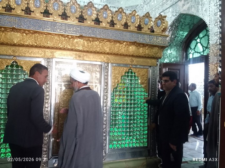 تصاویر/ غبارروبی گلزار شهداد
