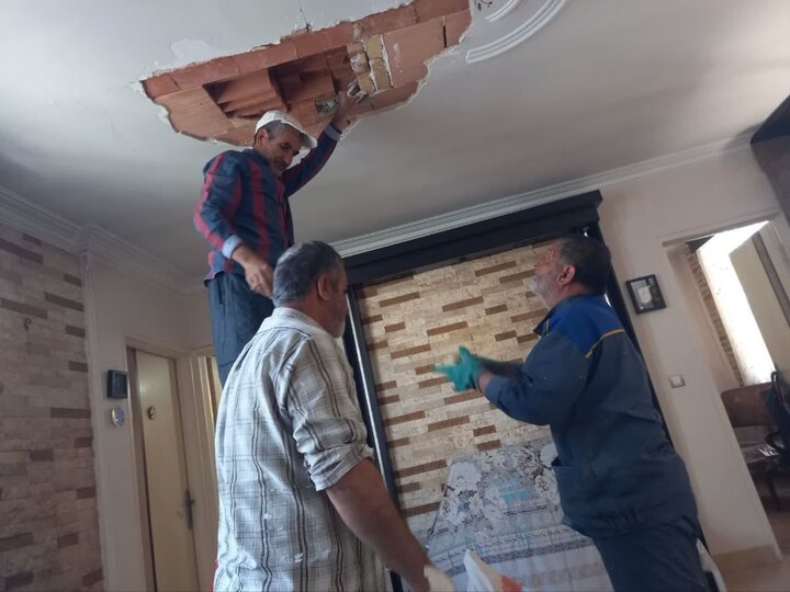 تصاویر/۵۵ روز کارجهادی جهاد گران کاشانی در مناطق جنگ زده تهران