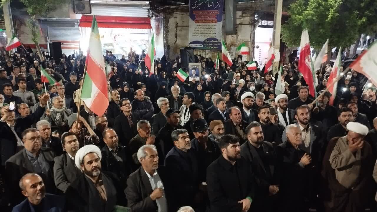 فیلم|  خونخواهی رهبر شهید انقلاب در شصت و دومین تجمع مردمی شهرستان میاندوآب