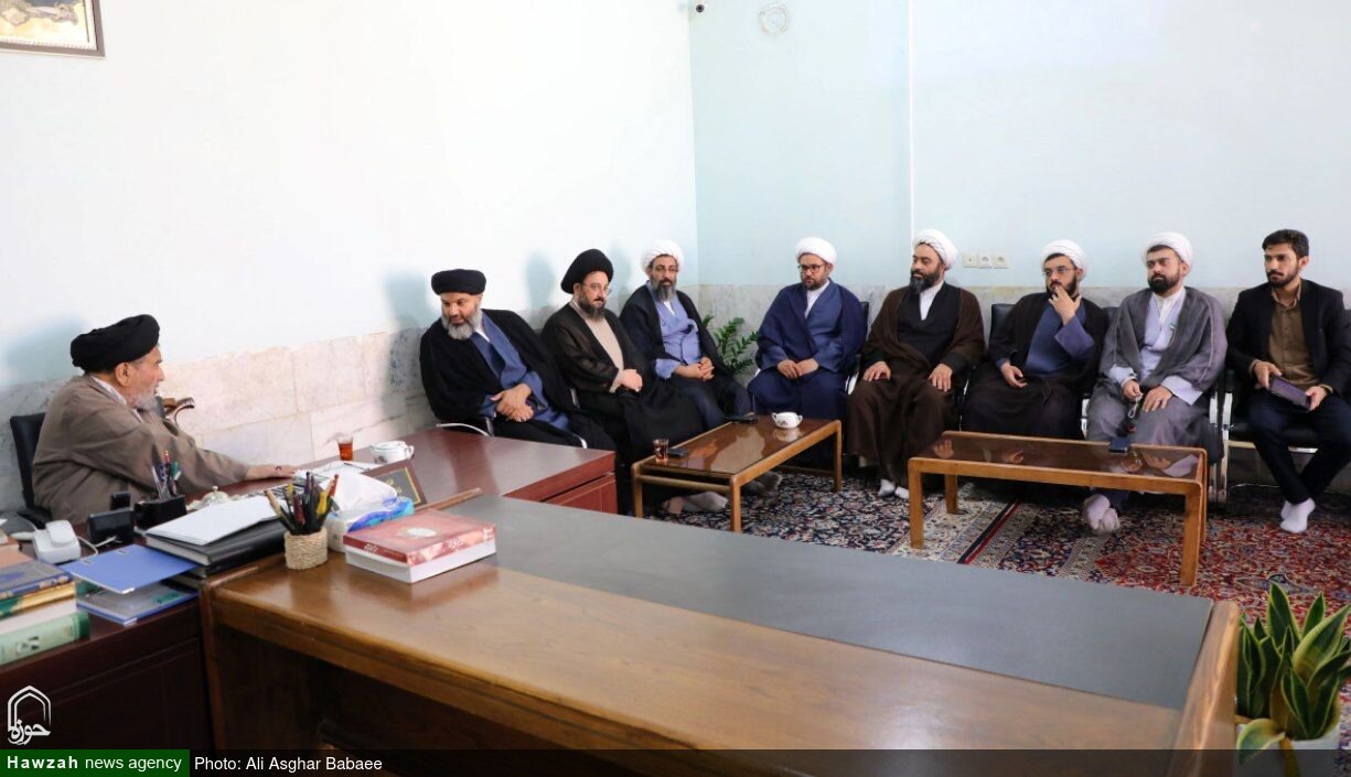 سفر مسئولین حوزه علمیه استان یزد به شهرستان بافق + تصاویر