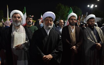 تصاویر/ اجتماع حامیان وطن در منطقه ۴ تهران