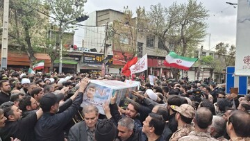 تصاویر / تشییع و تدفین شهدای گردان تخریب در زنجان