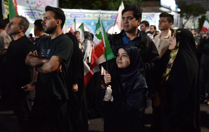 تصاویر/ اجتماع حامیان وطن در منطقه ۴ تهران