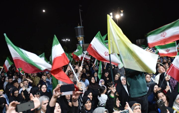 تصاویر/ اجتماع حامیان وطن در منطقه ۴ تهران