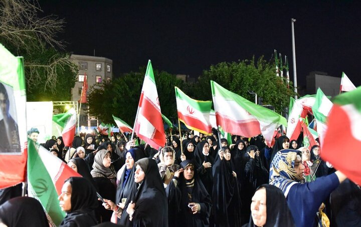 تصاویر/ اجتماع حامیان وطن در منطقه ۴ تهران