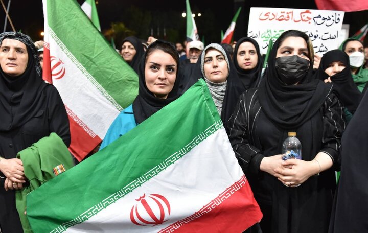 تصاویر/ اجتماع حامیان وطن در منطقه ۴ تهران