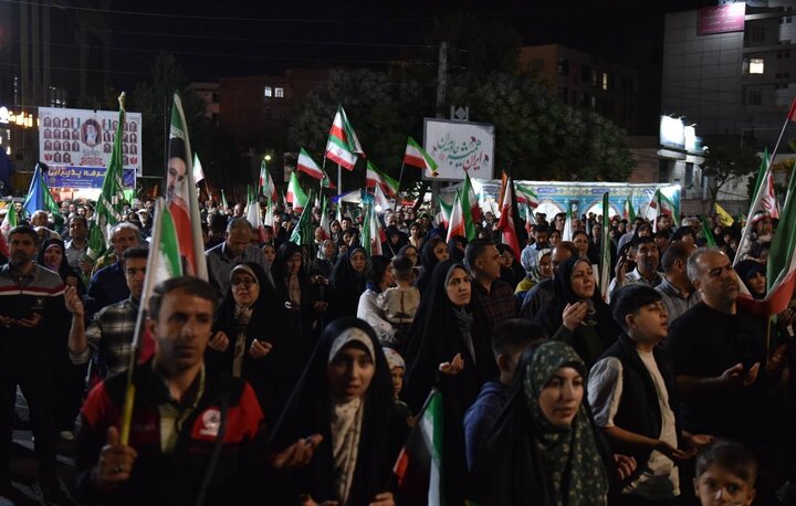 تصاویر/ اجتماع حامیان وطن در منطقه ۴ تهران