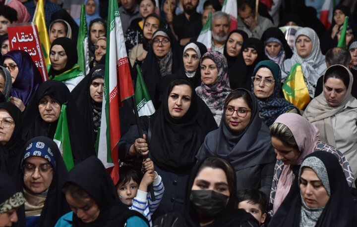 تصاویر/ اجتماع حامیان وطن در منطقه ۴ تهران