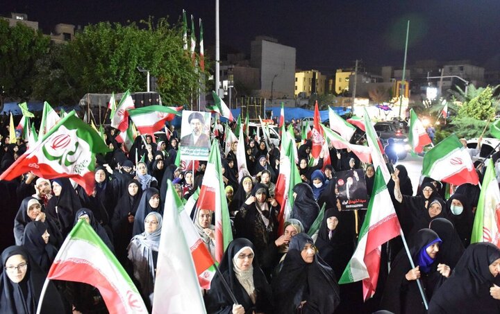 تصاویر/ اجتماع حامیان وطن در منطقه ۴ تهران
