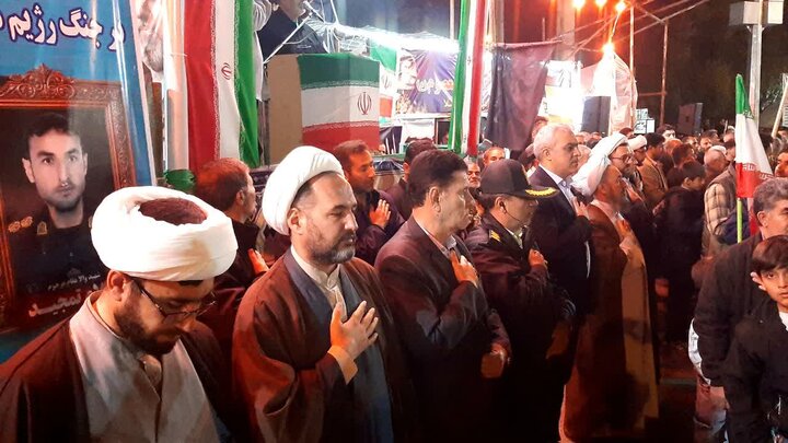 تصاویر/ خونخواهی رهبر شهید و بیعت با رهبری؛ شعار محوری شصت و سومین تجمع مردمی شهرستان شاهین دژ