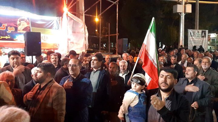 تصاویر/ خونخواهی رهبر شهید و بیعت با رهبری؛ شعار محوری شصت و سومین تجمع مردمی شهرستان شاهین دژ