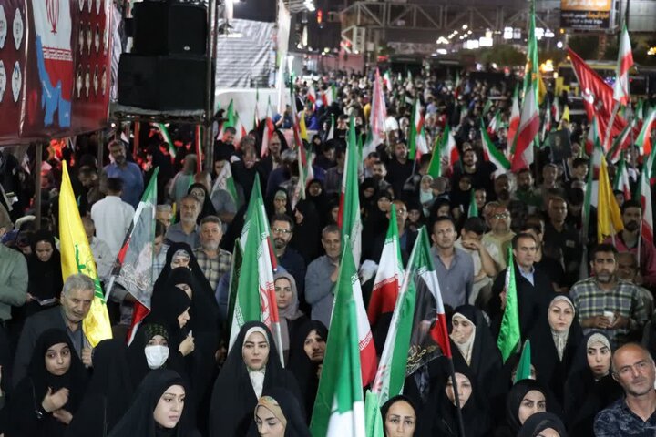 تصاویر/ حال هوای انقلابی مردم اسلامشهر در موج شصت‌وسوم حماسه حضور